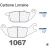 Plaquettes Carbone Lorraine frein arrière - Honda XLV 125 Varadero 2001-2011