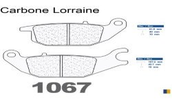 Carbone Lorraine rear brake pads - Honda CBR 150 R 2000-2010