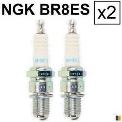 2 bougies NGK BR8ES - Moto Guzzi V7 Classic 2008-2012