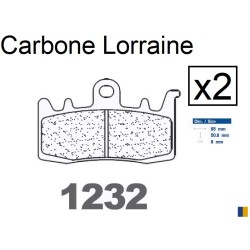 Plaquettes de frein Carbone Lorraine type 1232 A3+