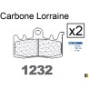 Plaquettes de frein Carbone Lorraine type 1232 XBK5