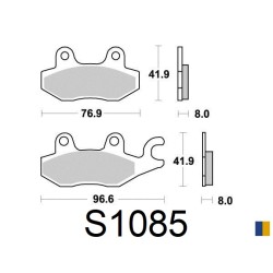 Plaquettes de frein Kyoto semi-métal type S1085