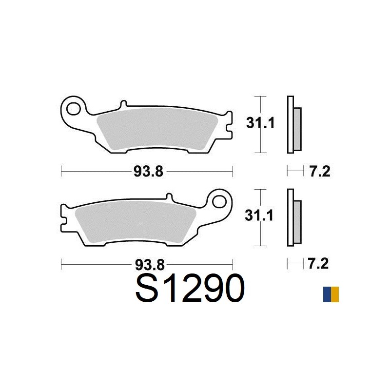 Plaquettes de frein Kyoto semi-métal type S1290