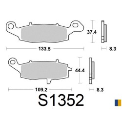 Plaquettes de frein Kyoto semi-métal type S1352