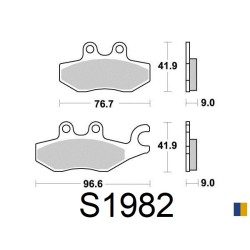 Plaquettes de frein Kyoto semi-métal type S1982