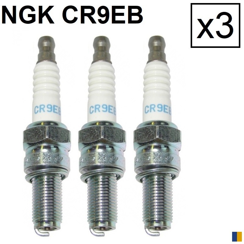 3 spark plugs NGK CR9EB - Benelli TNT 1130 Cafe Racer 2011-2012