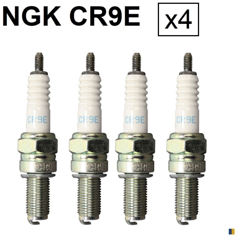 4 spark plugs NGK CR9E - Kawasaki ZX-7RR 1996-2000