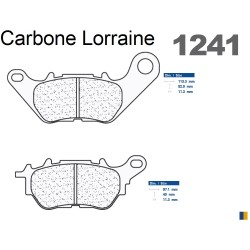 Brake pads Carbone Lorraine type 1241 RX3