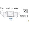 Brake pads Carbone Lorraine type 2257 A3+