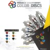 France Equipement front wave brake disc type F101505R.00A0 with color eyelets