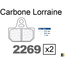 Plaquettes de frein Carbone Lorraine type 2269 RX3