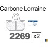 Plaquettes de frein Carbone Lorraine type 2269 RX3