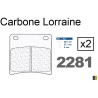 Brake pads Carbone Lorraine type 2281 RX3