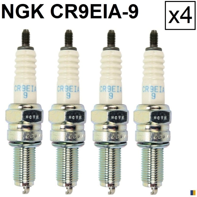 4 bougies NGK CR9EIA-9 - Kawasaki Z1000 SX 2011-2016