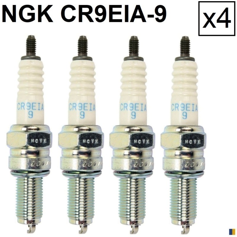 4 spark plugs NGK CR9EIA-9 - Yamaha YZF-R1 2002-2003