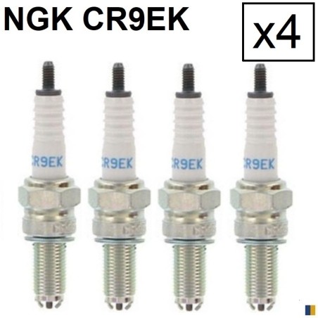 4 spark plugs NGK CR9EK - Kawasaki 1100 ZRX 1997-2003