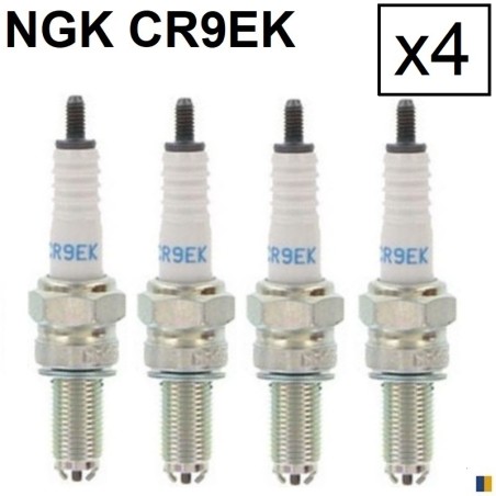 4 bougies NGK CR9EK - Suzuki GSX 750 Inazuma 1998-2002