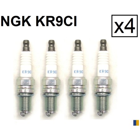 4 spark plugs NGK iridium type KR9CI - BMW K1300 S 2009-2016