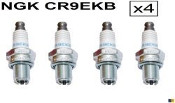 4 spark plugs NGK CR9EKB - Aprilia RSV4 1000 R APRC 2011-2014