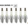 Set of 6 spark plugs NGK type BKR6E-11