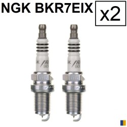Set of 2 spark plugs NGK iridium type BKR7EIX