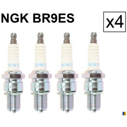 Set of 4 spark plugs NGK type BR9ES