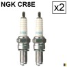2 spark plugs NGK CR8E - Kawasaki W800 2011-2018