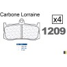 Plaquettes avant racing Carbone Lorraine - Triumph 675 Daytona 2009-2016