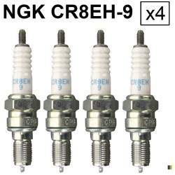 Set of 4 spark plugs NGK type CR8EH-9