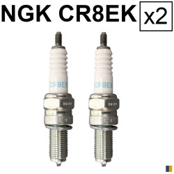 2 spark plugs NGK CR8EK - Kawasaki 1000 KLV 2004-2006
