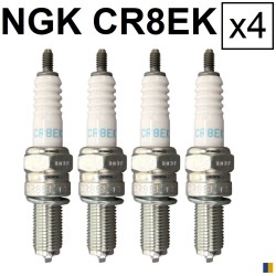 Set of 4 spark plugs NGK type CR8EK