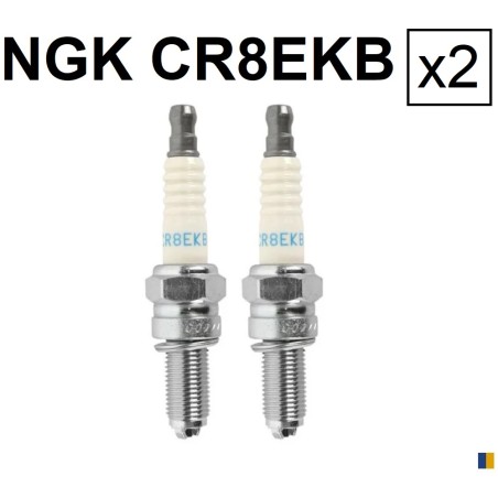 2 spark plugs NGK CR8EKB - Aprilia SL 900 Shiver 2017-2019