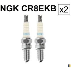 Set of 2 spark plugs NGK type CR8EKB
