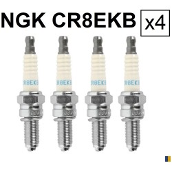 Set of 4 spark plugs NGK type CR8EKB
