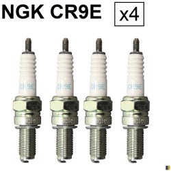 Set of 4 spark plugs NGK type CR9E