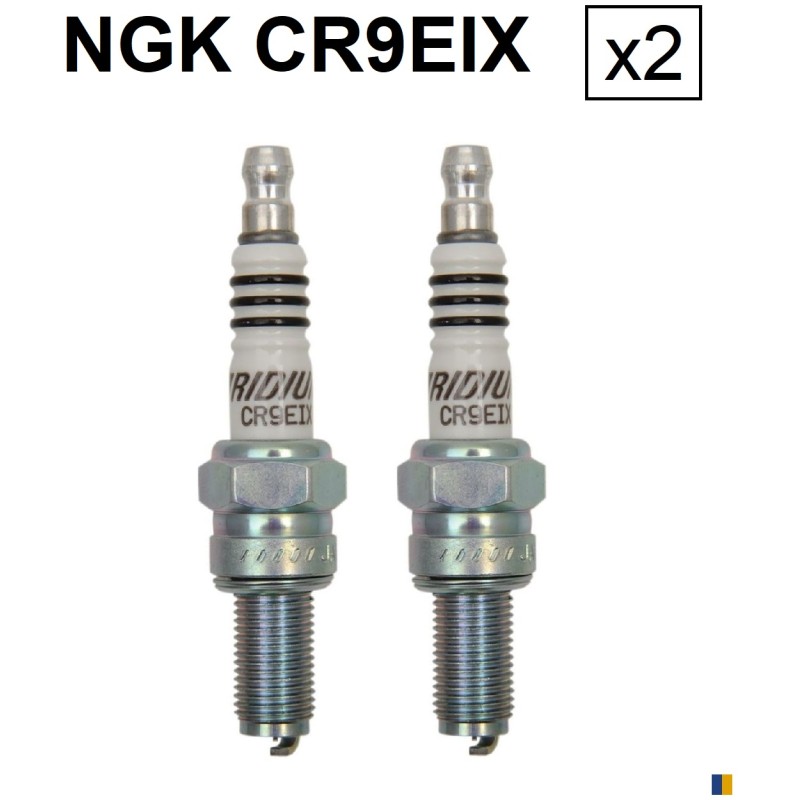 Set of 2 spark plugs NGK iridium type CR9EIX