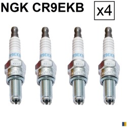 Set of 4 spark plugs NGK type CR9EKB
