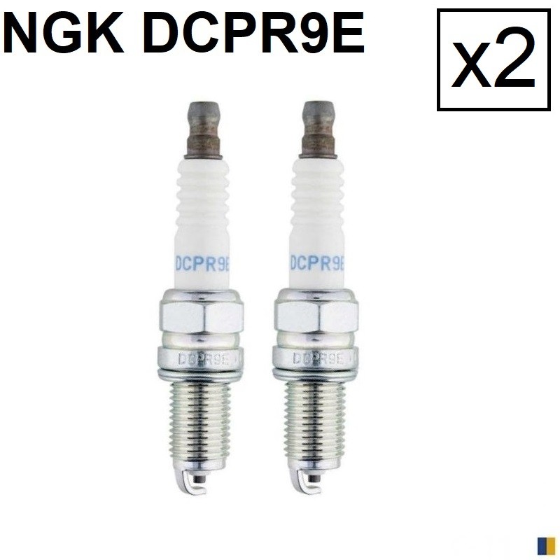 2 spark plugs NGK DCPR9E - Aprilia ETV 1000 Caponord 2001-2007