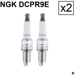 2 spark plugs NGK DCPR9E - Aprilia RSV 1000 R Factory 2004-2010