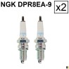 Set of 2 spark plugs NGK type DPR8EA-9