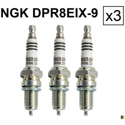 Set of 3 spark plugs NGK iridium type DPR8EIX-9
