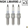 Lot de 3 bougies d'allumage NGK type LMAR9E-J