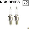 Lot de 2 bougies d'allumage NGK type BP6ES