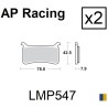 Brake pads AP Racing type LMP547SFP supersport