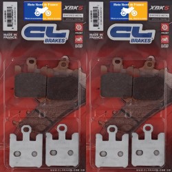 Plaquettes Carbone Lorraine de frein avant - Kawasaki ZX-6R (636) 2003-2006