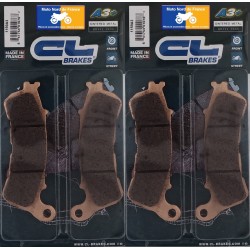 Plaquettes Carbone Lorraine de frein avant - Honda 680 DN-01 2008-2011
