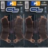 Plaquettes Carbone Lorraine de frein avant - Honda 680 DN-01 2008-2011