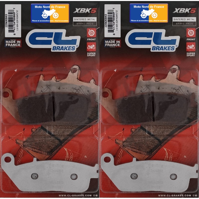 Carbone Lorraine front brake pads - Kawasaki Z800 E without ABS 2013-2016