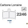 Carbone Lorraine front brake pads for Triumph 1700 Thunderbird Storm 2011-2018