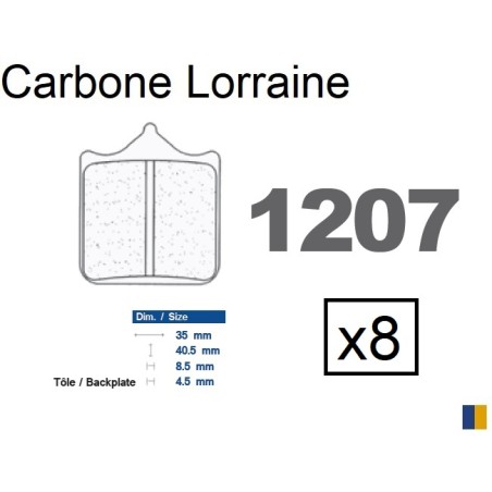 Carbone Lorraine racing front brake pads - BMW S 1000 RR 2009-2018